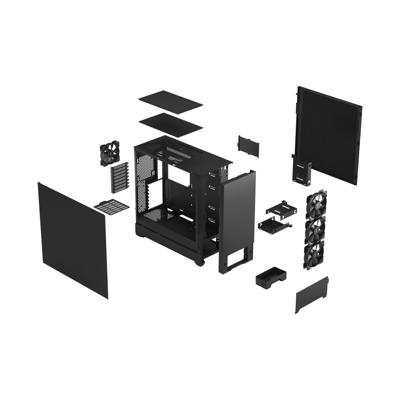 Fractal Design Pop XL Silent Black Solid big towerbig behuizing Fractal Design Pop XL Silent Black Solid big towerbig behuizing