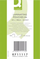 Q-CONNECT lamineeretui, A6, 125 micron, doos van 100 stuks - thumbnail