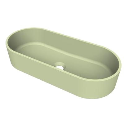 Arcqua Case waskom - ovaal - 60x26cm - mat pastel groen WAS705176 Arcqua Case waskom - ovaal - 60x26cm - mat pastel groen WAS705176