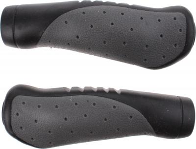 Qtcycletech Qt cycle tech handvatten 135 mm grijs-zwart blister 0502122