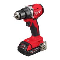 Milwaukee M18 BLDDRC-202C Compacte Accu Schroefboormachine 18V 2.0Ah in koffer - 4933492833 - thumbnail