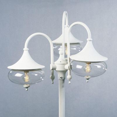 KonstSmide Klassieke lantaarnkapLibra 3-lichts wit - 621-250