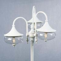 KonstSmide Klassieke lantaarnkapLibra 3-lichts wit - 621-250 - thumbnail