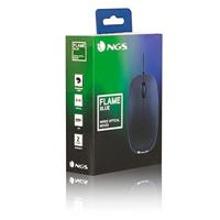 Optische Muis NGS NGS-MOUSE-0907 1000 dpi Blauw (1 Stuks) - thumbnail