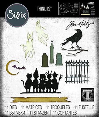 Sizzix • tim holtz thinlits die set feathered friends 6pcs