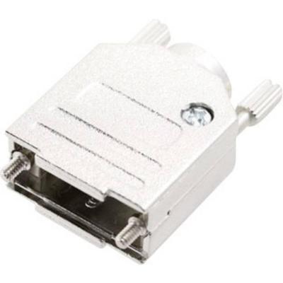 MH Connectors MHDTZK-N-09-RA-K 6560-0105-01 Aantal polen: 9 Metaal 180 ° Zilver 1 stuk(s)