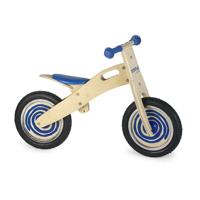 Simply for Kids Houten Loopfiets Blauw - thumbnail