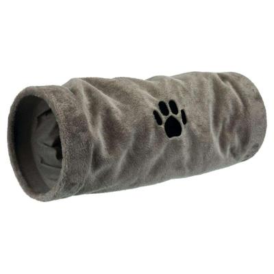 TRIXIE SPEELTUNNEL PLUCHE GRIJS 60X22 CM TRIXIE SPEELTUNNEL PLUCHE GRIJS 60X22 CM