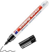 Edding wasgoedmarker e-8040/1 zwart, op blister - thumbnail