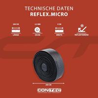 CONTEC stuurlint "reflex.micro" ct bar tape reflex.micro 200mm black/reflex - thumbnail