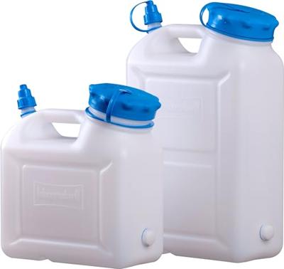 Hunersdorff Jerrycans met wijde hals | 6 l HD-PE met extra tuit | H287xB264xD132 mm | 1 stuk - 817110 817110