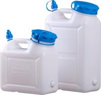 Hunersdorff Jerrycans met wijde hals | 6 l HD-PE met extra tuit | H287xB264xD132 mm | 1 stuk - 817110 817110 - thumbnail