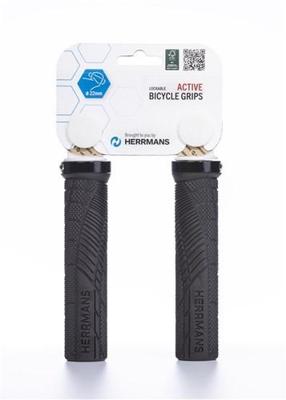 Herrmans atb fietslock 130/90mm zwart