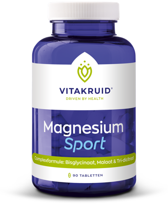 Magnesium sport bisglycinaat malaat&tri-dicitraat 90 Tabletten Magnesium sport bisglycinaat malaat&tri-dicitraat 90 Tabletten