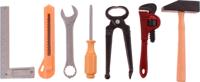 Toi Toys gereedschapsset Power Tools nijptang en mes 7 delig - thumbnail