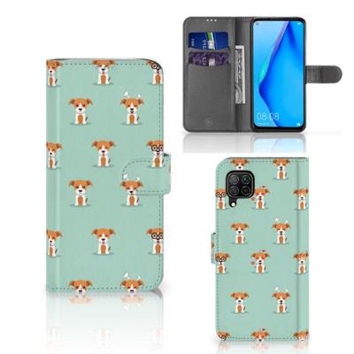 Huawei P40 Lite | Telefoonhoesje | Met pasjeshouder | Pups Huawei P40 Lite | Telefoonhoesje | Met pasjeshouder | Pups