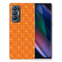 OPPO Find X3 Neo | TPU bumper | Batik Oranje - thumbnail