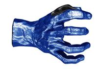 GuitarGrip Male Hand Blue Right gitaarhanger - thumbnail