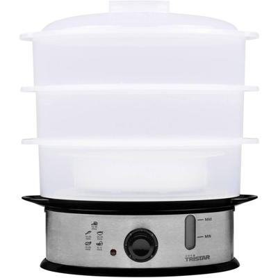Elektrische stoomkoker Tristar VS-3914 12 L 1200W Wit Plastic 1200 W