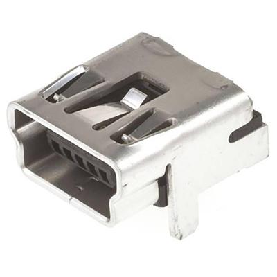 Molex 548190519 Molex 548190519 USB MINI-B R/A RCPT 1 stuk(s)