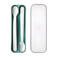 Mepal babylepel Mio set van 2 deep turquoise - thumbnail