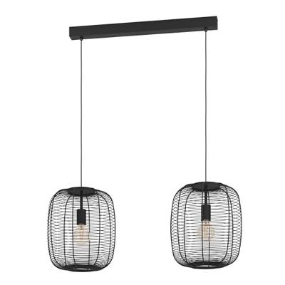 Eglo 2-lichts hanglampRinroe design zwart - 43966