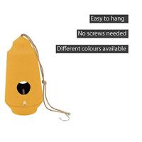 POINT-VIRGULE - Tuin - Vogelhuisje okergeel 18x25cm - thumbnail