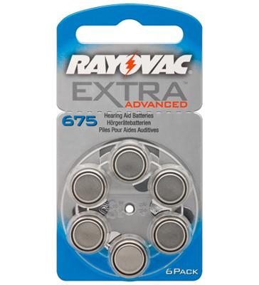 Rayovac extra type 675 6x