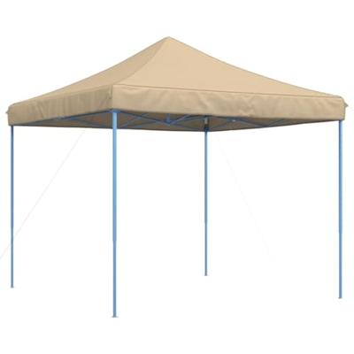 Partytent inklapbaar pop-up 292x292x315 cm beige - thumbnail
