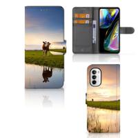 Motorola Moto G52 | Moto G82 | Telefoonhoesje | Met pasjeshouder | Koe - thumbnail