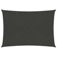 VidaXL Zonnezeil 160 g/m² 5x6 m hdpe antracietkleurig - thumbnail