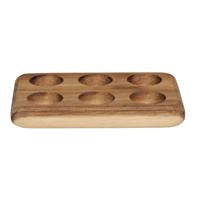 Alpina houten eiertray voor 6 eieren - thumbnail