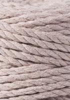 Bobbiny Macramé Triple Twist 5mm Pearl - thumbnail
