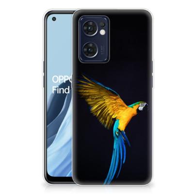 OPPO Reno 7 5G | Find X5 Lite | TPU Hoesje | Papegaai