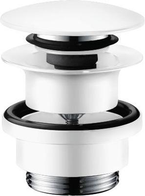Hansgrohe afvoergarnituur afvoerplug voor wastafel- en bidetmengkranen, mat wit