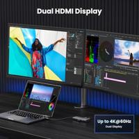 UGREEN Revodok Pro 206 USB-C dockingstation Geschikt voor merk (dockingstation): Universeel - thumbnail