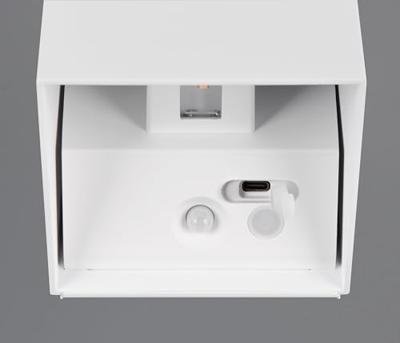 Trio Wandlamp oplaadbaarGenie wit met sensor - R24169631