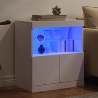 Dressoir met LED-verlichting 60x37x67 cm wit - thumbnail