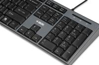 iBox IKMS606 toetsenbord Inclusief muis Thuis USB QWERTY Brits Engels Zwart - thumbnail