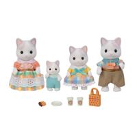 Accessoires voor poppenhuis Sylvanian Families 5738 Latte Cat Family - thumbnail