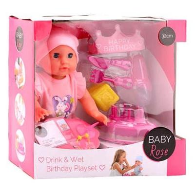 Cilgro Baby rose drink & wet birthday playset