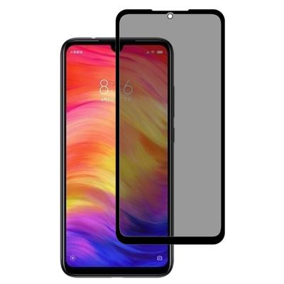 Volledige dekking Anti-Spy gehard glas film voor Xiaomi Redmi Note 7