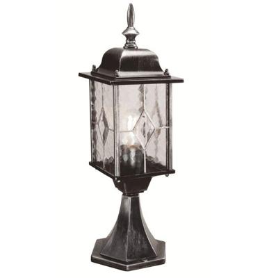 Franssen Klassieke sokkellampWexford zwart zilver - 2082