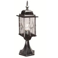 Franssen Klassieke sokkellampWexford zwart zilver - 2082 - thumbnail