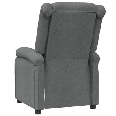 Fauteuil verstelbaar stof donkergrijs