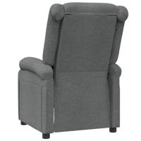 Fauteuil verstelbaar stof donkergrijs - thumbnail