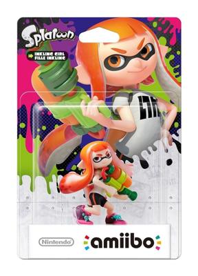 Figurine amiibo - Fille Inkling orange [Collection Splatoon]