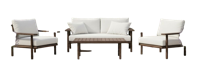 Laruna Loungeset - Hout Acacia Vintage Donker Teak Look - thumbnail