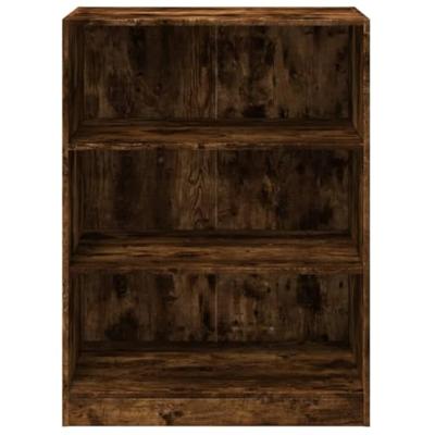 Kledingkast 77x48x102 cm bewerkt hout gerookt eikenkleurig Kledingkast 77x48x102 cm bewerkt hout gerookt eikenkleurig