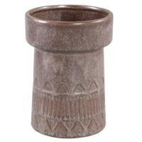 PTMD bloempot rail hoog l donkerbruin 19 cm | 8 stuks - thumbnail